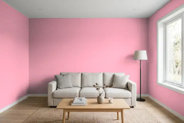 Living room with walls painted PPG Paints Brandywine 1183-4 (simulated)