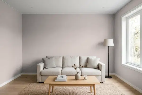 Living room with walls painted Valspar London Coach 4002-1B (simulated)