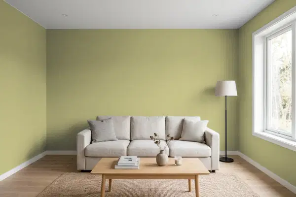 Living room with walls painted Valspar Throw Rug 6006-6A (simulated)